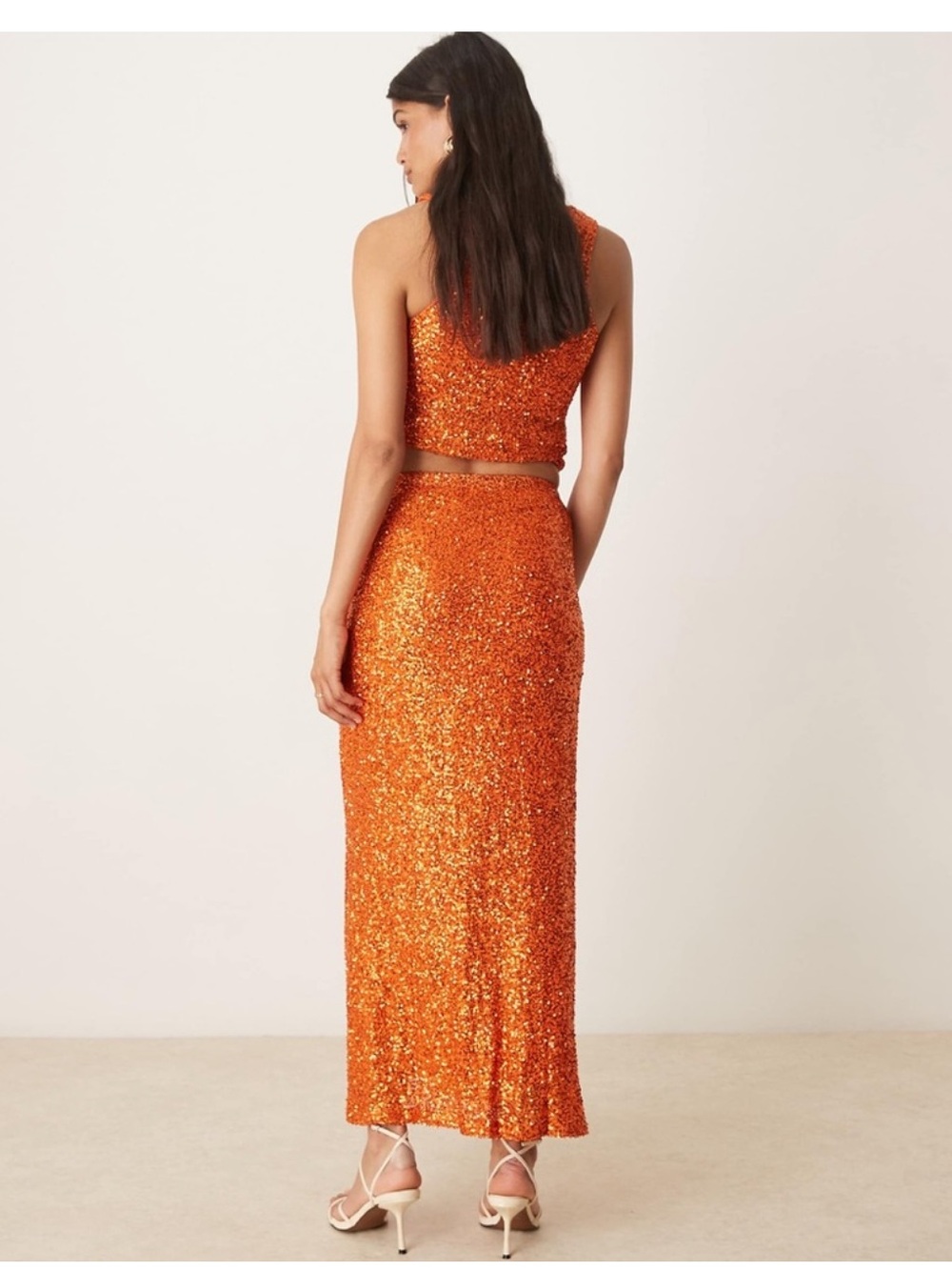 NWT Never Fully Dressed Orange
Sequin Dorris Skirt - Picture 9 of 15
